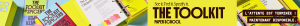 yellow banner announcing toolkits availability for purchase